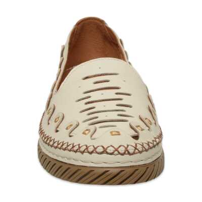 Mammamia D26Ya-655Z Günlük Krem Kadın Ayakkabı - 3