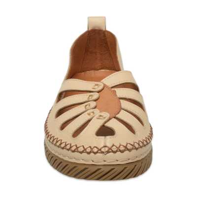 Mammamia D26Ya-665Z Günlük Bej Kadın Ayakkabı - 3