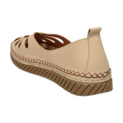 Mammamia D26Ya-665Z Günlük Bej Kadın Ayakkabı - 4