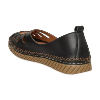 Mammamia D26Ya-665Z Günlük Siyah Kadın Ayakkabı - 4