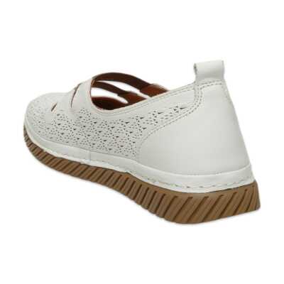 Mammamia D26Ya-685Z Günlük Beyaz Kadın Ayakkabı - 4