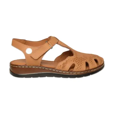 Mammamia D26Ys-2360 Günlük Taba Kadın Sandalet - Mammamia (1)