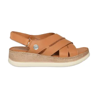 Mammamia D26Ys-2365 Günlük Taba Kadın Sandalet - Mammamia (1)