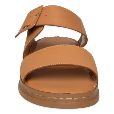 Mammamia D26Ys-2390 Günlük Taba Kadın Sandalet - 3