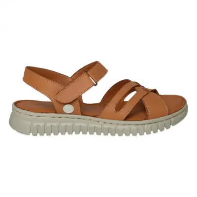 Mammamia D26Ys-2400 Günlük Taba Kadın Sandalet - Mammamia (1)