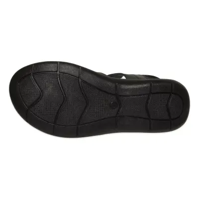 Mammamia D26Ys-2415 Günlük Siyah Kadın Sandalet - 5