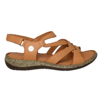 Mammamia D26Ys-2415 Günlük Taba Kadın Sandalet - Mammamia (1)