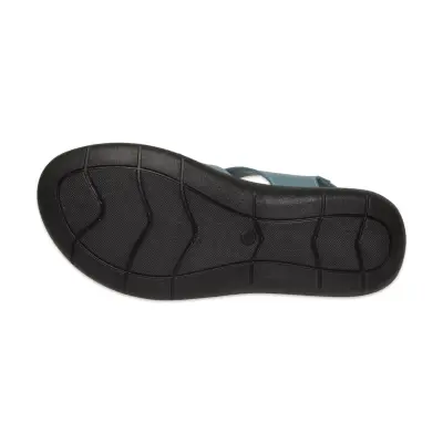 Mammamia D26Ys-2420 Günlük Mavi Kadın Sandalet - 5