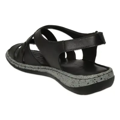 Mammamia D26Ys-2420 Günlük Siyah Kadın Sandalet - 4