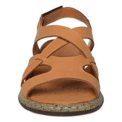 Mammamia D26Ys-2420 Günlük Taba Kadın Sandalet - 3