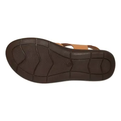 Mammamia D26Ys-2420 Günlük Taba Kadın Sandalet - 5