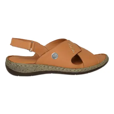 Mammamia D26Ys-2425 Günlük Taba Kadın Sandalet - Mammamia (1)