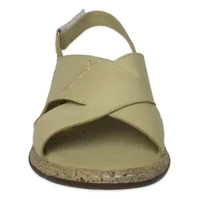 Mammamia D26Ys-2425 Günlük Yeşil Kadın Sandalet - 3