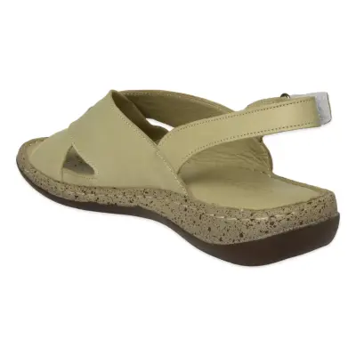 Mammamia D26Ys-2425 Günlük Yeşil Kadın Sandalet - 4