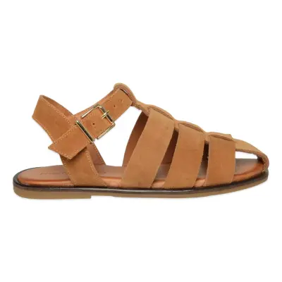 Mammamia D26Ys-2515 Günlük Kahverengi Kadın Sandalet - Mammamia (1)