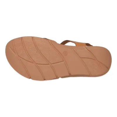 Mammamia D26Ys-2590 Günlük Taba Kadın Sandalet - 5