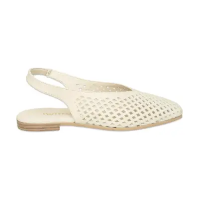 Mammamia D26Ys-2700 Günlük Krem Kadın Sandalet - Mammamia (1)