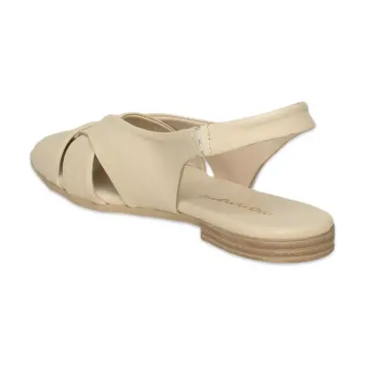 Mammamia D26Ys-2705 Günlük Krem Kadın Babet - 4