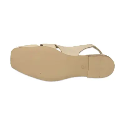 Mammamia D26Ys-2705 Günlük Krem Kadın Babet - 5