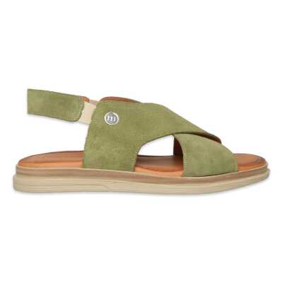 Mammamia D26Ys-2710 Günlük Haki Kadın Sandalet - Mammamia (1)