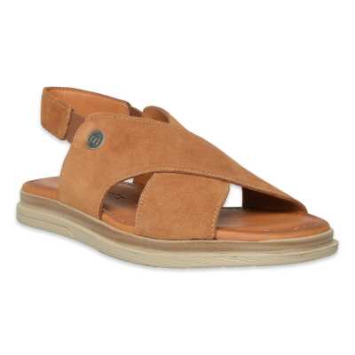 Mammamia D26Ys-2710 Günlük Taba Kadın Sandalet - Mammamia
