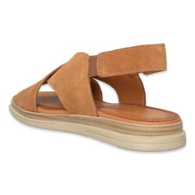 Mammamia D26Ys-2710 Günlük Taba Kadın Sandalet - 4