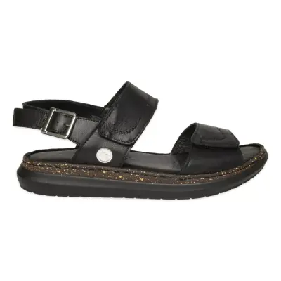 Mammamia D26Ys-2745 Günlük Siyah Kadın Sandalet - Mammamia (1)