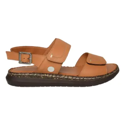 Mammamia D26Ys-2745 Günlük Taba Kadın Sandalet - Mammamia (1)