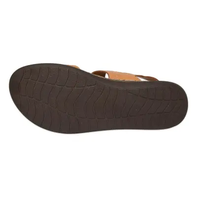 Mammamia D26Ys-2745 Günlük Taba Kadın Sandalet - 5