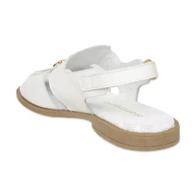 Mammamia D26Ys-2780 Günlük Beyaz Kadın Sandalet - 4