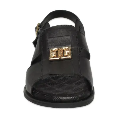 Mammamia D26Ys-2780 Günlük Siyah Kadın Sandalet - 3