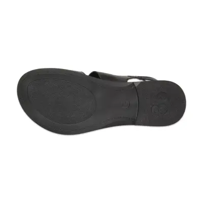 Mammamia D26Ys-2780 Günlük Siyah Kadın Sandalet - 5