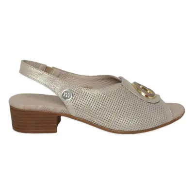 Mammamia D26Ys-2805 Günlük Vizon Kadın Sandalet - Mammamia (1)