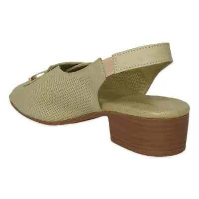 Mammamia D26Ys-2805 Günlük Yeşil Kadın Sandalet - 4