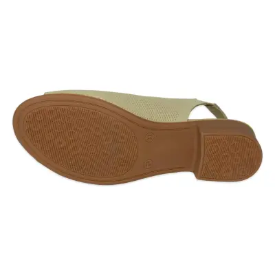 Mammamia D26Ys-2805 Günlük Yeşil Kadın Sandalet - 5