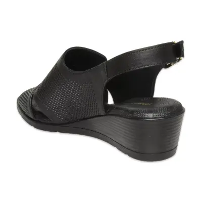 Mammamia D26Ys-2840 Günlük Siyah Kadın Sandalet - 4