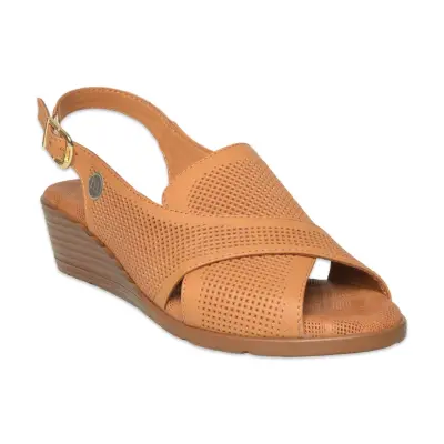 Mammamia D26Ys-2840 Günlük Taba Kadın Sandalet 