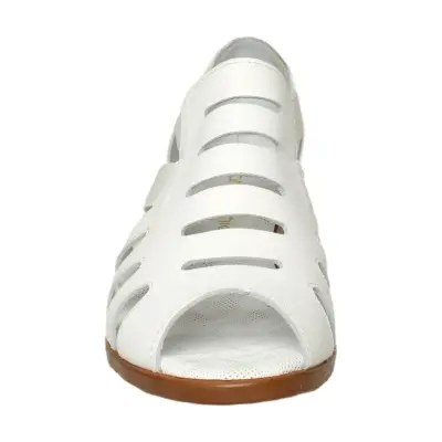 Mammamia D26Ys-2855 Günlük Beyaz Kadın Sandalet - 3