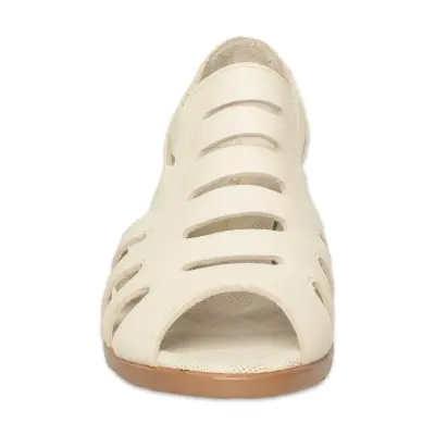 Mammamia D26Ys-2855 Günlük Krem Kadın Sandalet - 3