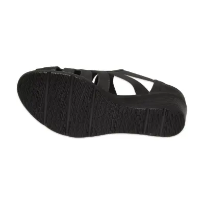 Mammamia D26Ys-2855 Günlük Metalik Kadın Sandalet - 5