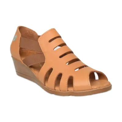 Mammamia D26Ys-2855 Günlük Taba Kadın Sandalet 