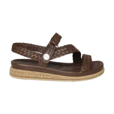 Mammamia D26Ys-2965 Günlük Kahverengi Kadın Sandalet - Mammamia (1)