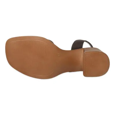Mammamia D26Ys-5025 Günlük Kahverengi Kadın Sandalet - 5