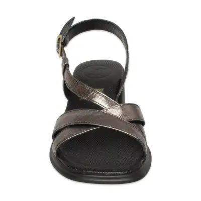 Mammamia D26Ys-5025 Günlük Platin Kadın Sandalet - 3