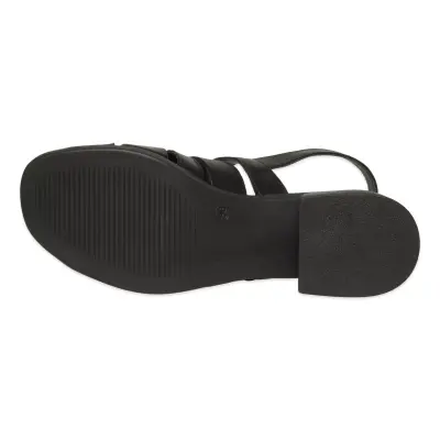Mammamia D26Ys-5100 Günlük Siyah Kadın Sandalet - 5