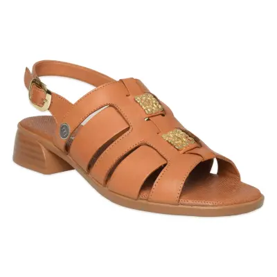 Mammamia D26Ys-5100 Günlük Taba Kadın Sandalet - 1
