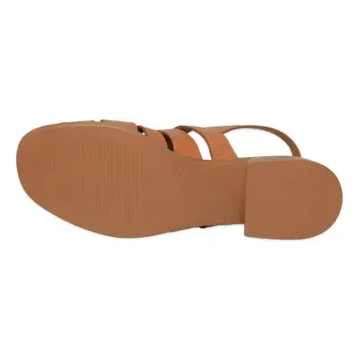 Mammamia D26Ys-5100 Günlük Taba Kadın Sandalet - 5