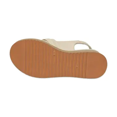 Mammamia D26Ys-5220 Günlük Krem Kadın Sandalet - 5