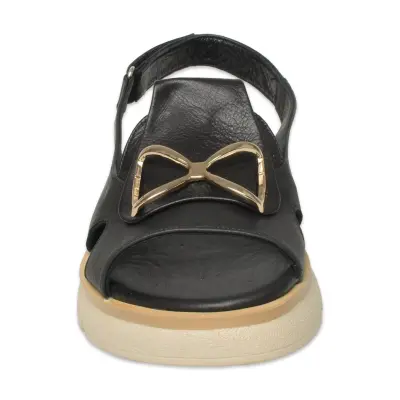 Mammamia D26Ys-5300 Günlük Siyah Kadın Sandalet - 3