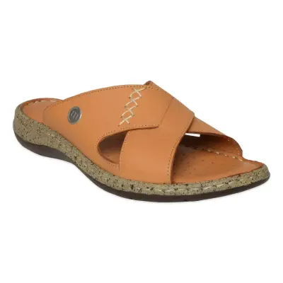 Mammamia D26Yt-1355 Günlük Taba Kadın Terlik - 1
